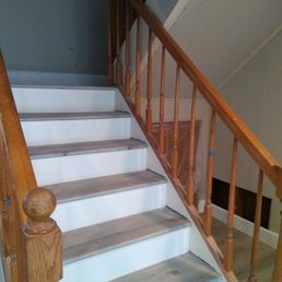 Our original stair railing Our original stair railing
