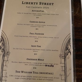 Liberty Street - Fall Cocktails - Cocktail Bars Near Me - Indianapolis, Indiana Liberty Street - Fall Cocktails - Cocktail Bars Near Me - Indianapolis, Indiana