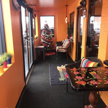 Andale Taco Shop - Main entrance - loved the holiday decor additions and touches - Mexican Near Me - Sycamore, Illinois