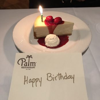 The Palm - Tysons - Cheesecake with raspberries (part of Power Lunch) - Seafood Near Me - Tysons Corner, Virginia
