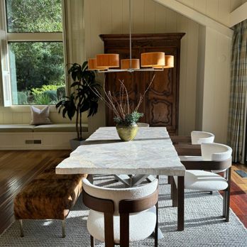Studio Pierre - We love the elevated design of this dining room staged #Arhaus - Home Staging Near Me Studio Pierre - We love the elevated design of this dining room staged #Arhaus - Home Staging Near Me