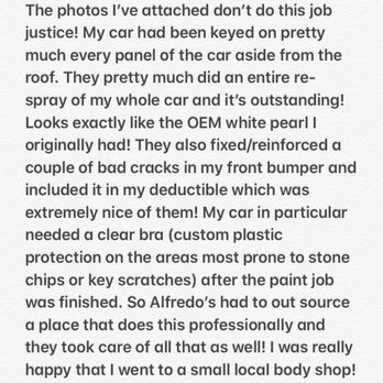 Alfredo Collision Repair - Full review! - Body Shops Near Me - Austin, Texas