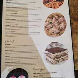 Marlo's Restaurant - Menu is 2 pages total - business closing Oct. 15, 2026