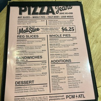 Pizza Jeans - Pizza Near Me - Atlanta, Georgia Pizza Jeans - Pizza Near Me - Atlanta, Georgia