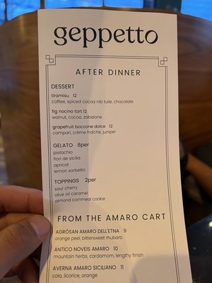 Menu photo 7 Geppetto Cambridge, MA