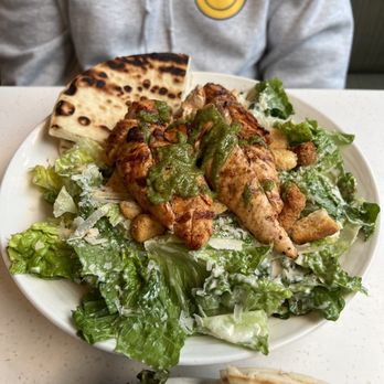 Olive Pit Grill -  Brea - Caesar Salad with Grilled Chicken - Greek Near Me - Brea, California