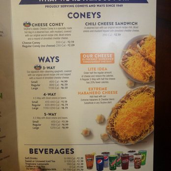 Skyline Chili - Menu - Fast Food Near Me - Dry Ridge, Kentucky Skyline Chili - Menu - Fast Food Near Me - Dry Ridge, Kentucky