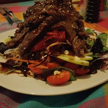 Taquería Los Abuelos - Beef salad with tamarind dressing. Yum! - Seafood Near Me - Yelapa, JAL Taquería Los Abuelos - Beef salad with tamarind dressing. Yum! - Seafood Near Me - Yelapa, JAL