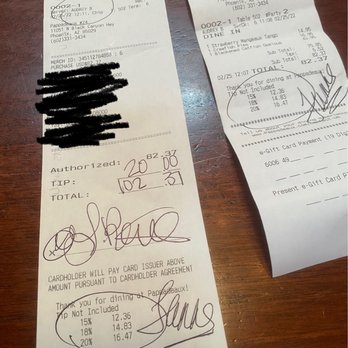 Pappadeaux Seafood Kitchen - Receipt - Seafood Near Me - Phoenix, Arizona Pappadeaux Seafood Kitchen - Receipt - Seafood Near Me - Phoenix, Arizona