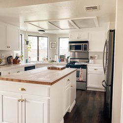 Cabinet Refresh - Call us today to get a light bright and airy kitchen make over!
