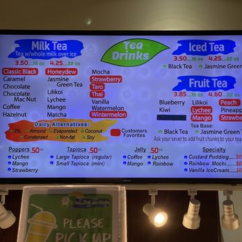 Boba-Licious Cafe - Menu - Bubble Tea Near Me - Aiea, Hawaii