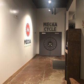 Mecka Fitness - The cycle room and cubbies located outside studio for body lab. - Gyms Near Me - Pittsburgh, Pennsylvania Mecka Fitness - The cycle room and cubbies located outside studio for body lab. - Gyms Near Me - Pittsburgh, Pennsylvania