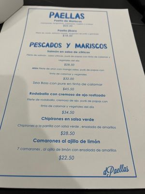 Menu photo 1 DPaellas San Juan, PR Menu photo 1 DPaellas San Juan, PR