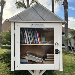Little Free Library - So happy to have found another local LFL! We'll be visiting again soon.