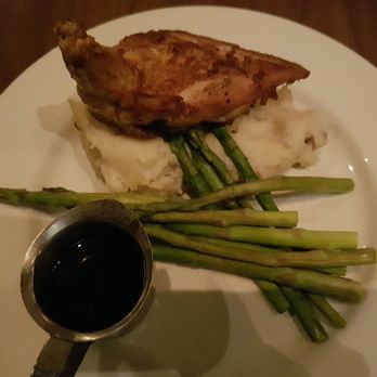 The Keg Steakhouse + Bar - Supreme Chicken Breast - $26 (they replaced bacon Brussel sprouts with asparagus) - Steakhouses Near Me - Etobicoke, Ontario The Keg Steakhouse + Bar - Supreme Chicken Breast - $26 (they replaced bacon Brussel sprouts with asparagus) - Steakhouses Near Me - Etobicoke, Ontario