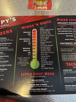 Menu photo 2 Sloopy's Alma Mater La Crosse, WI Menu photo 2 Sloopy's Alma Mater La Crosse, WI
