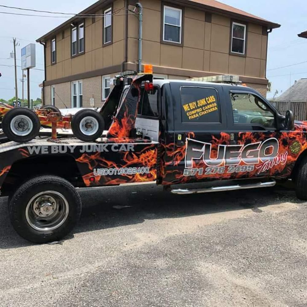 FUEGO TOWING Alexandria, Virginia Towing Phone Number Yelp