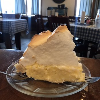 Blue Springs Cafe - Coconut Meringue Mile High Pie Slice - American Near Me - Highland, Illinois