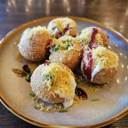 The Taj Indian Kitchen - Dahi poori (ordered with no onions)