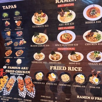 Ramen Aku - Menu - Ramen Near Me - Las Vegas, Nevada Ramen Aku - Menu - Ramen Near Me - Las Vegas, Nevada