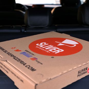 Sliver Pizzeria - Back of our SUV becomes our makeshift table... - Pizza Near Me - Oakland, California Sliver Pizzeria - Back of our SUV becomes our makeshift table... - Pizza Near Me - Oakland, California