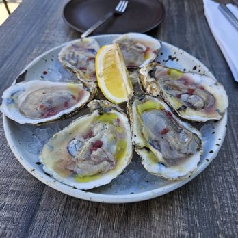 Wild Fish - Oysters in mignonette - Seafood Near Me - Pacific Grove, California