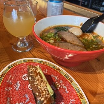 Mecha Noodle Bar - Spicy Tuna Hand Roll, Spicy Beef Ramen - Ramen Near Me - Brookline, Massachusetts