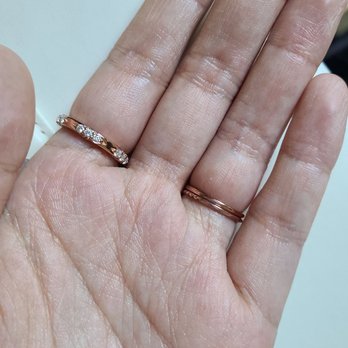DN Jewelry Repair - Resized my rose gold rings on my ring finger up 3/4 - Jewelry Repair Near Me - Westminster, California DN Jewelry Repair - Resized my rose gold rings on my ring finger up 3/4 - Jewelry Repair Near Me - Westminster, California