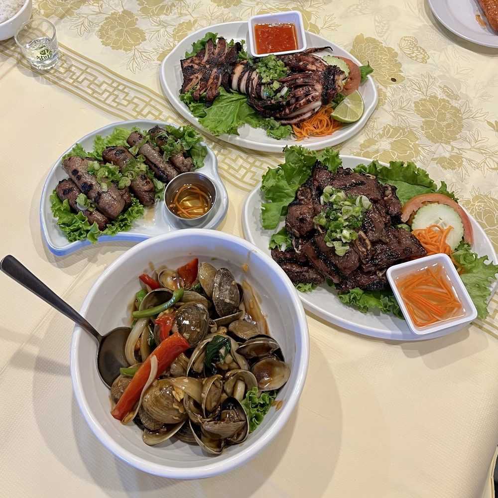 Pho Thai - 12. Bbq Satay Beef W. Rice 12. 4. Grilled Beef Wrapped Around Green Onions(6) 4. 6 7. Grilled Squid 7. 1. Grilled Short Ribs (3) 1. 3 - Vietnamese Near Me - Rego Park, New York Pho Thai - 12. Bbq Satay Beef W. Rice 12. 4. Grilled Beef Wrapped Around Green Onions(6) 4. 6 7. Grilled Squid 7. 1. Grilled Short Ribs (3) 1. 3 - Vietnamese Near Me - Rego Park, New York