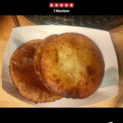 Tacos Don Carlos - "gorditas" small fried handmade flour tortilla with light sugar & cinnomon. Yum!