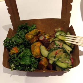 Nood Food - Small salad box (kale, pumpkin, cucumbers, eggplant). - Cafes Near Me - Hong Kong, HK