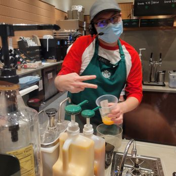 Starbucks - Best Barista 5 stars for great attitude. - Coffee & Tea Near Me - Long Beach, California Starbucks - Best Barista 5 stars for great attitude. - Coffee & Tea Near Me - Long Beach, California