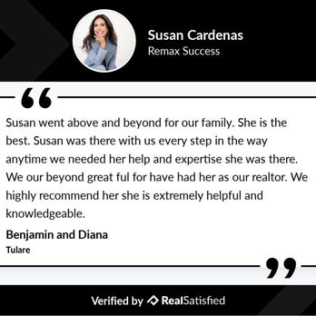 Susan Cardenas at RE/MAX VISALIA - Real Estate Agents Near Me - Visalia, California Susan Cardenas at RE/MAX VISALIA - Real Estate Agents Near Me - Visalia, California