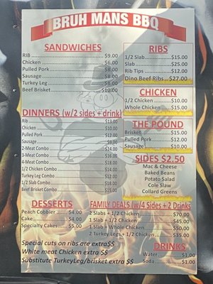 Menu photo 4 Bruh Mans BBQ Tampa, FL Menu photo 4 Bruh Mans BBQ Tampa, FL