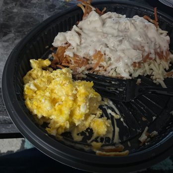 Waffle House - Eggs and gravy hash - Breakfast & Brunch Near Me - Benson, North Carolina