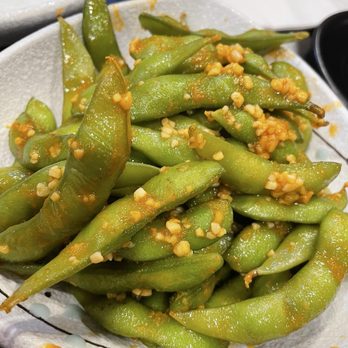 Yoshi Sushi - Garlic Edamame - Japanese Near Me - Milpitas, California Yoshi Sushi - Garlic Edamame - Japanese Near Me - Milpitas, California