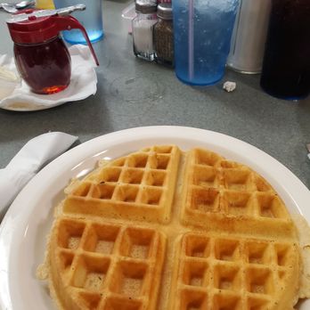 Harry's Cafe - a waffle on a plate - Cafes Near Me - Pittsburg, Kansas