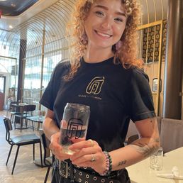 Our server, Alyssa... friendly, smart, and made for the best experience at FTTW!