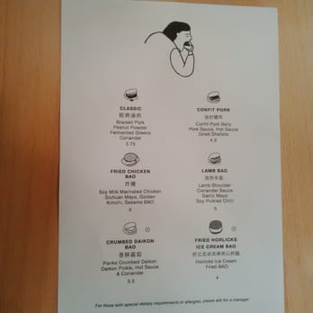 BAO - Soho - The Bao Selection - Taiwanese Near Me - London, XGL BAO - Soho - The Bao Selection - Taiwanese Near Me - London, XGL