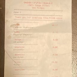 the receipt the receipt