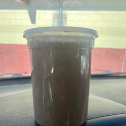 Refried beans. Got less in this cup than the regular styrofoam cup it normally comes. Not getting moneys worth!! Smh... Refried beans. Got less in this cup than the regular styrofoam cup it normally comes. Not getting moneys worth!! Smh...