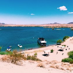 Lake Havasu Houseboats - 75' , view from cove