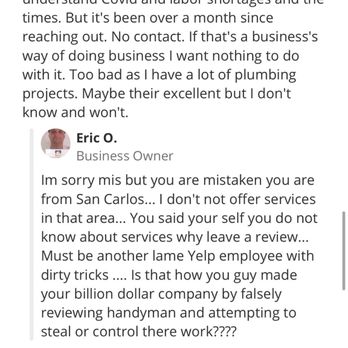 Erics Fix All Handyman Services - And I'll now say as others said. He's very unprofessional. - Handyman Near Me