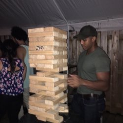Josephine's Martini & Wine Bar - Giant Jenga!