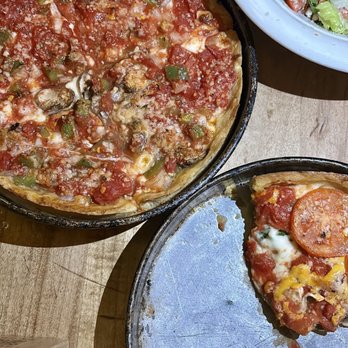 Lou Malnati's Pizzeria - Veggie and The Lou - Pizza Near Me - Chicago, Illinois