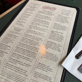 Lowell's Restaurant - Menu - American Near Me - Seattle, Washington