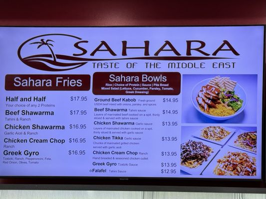 Menu photo 3 Sahara on Adams San Diego, CA Menu photo 3 Sahara on Adams San Diego, CA