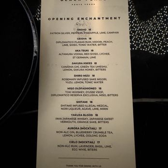 Black Pearl - Cocktail menu - Japanese Near Me - Palm Valley, Florida Black Pearl - Cocktail menu - Japanese Near Me - Palm Valley, Florida