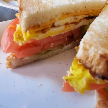 Frank's Grill - 2 egg sandwich w/lettuce, tomatoes,  chese,.and MAYO - American Near Me - Houston, Texas