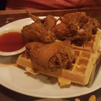 Bumbleberry Flats - Delicious fried chicken on a very unique cheddar and bacon waffle. - American Near Me - Laughlin, Nevada Bumbleberry Flats - Delicious fried chicken on a very unique cheddar and bacon waffle. - American Near Me - Laughlin, Nevada